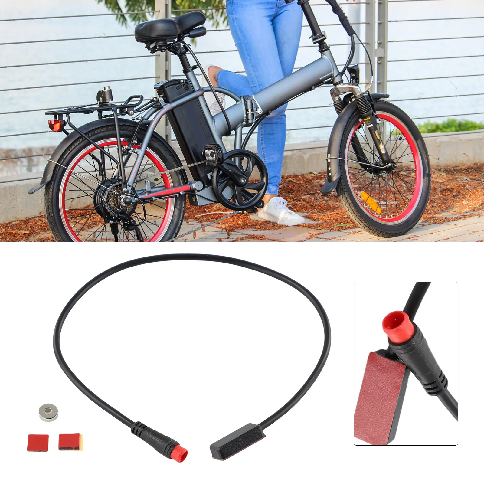 

Ebike Brake Sensor Hot Sale Hot Sale Ebike Hydraulic Cable Conversion Kit Conversion 2 Pin Red Replacement Part Accessories