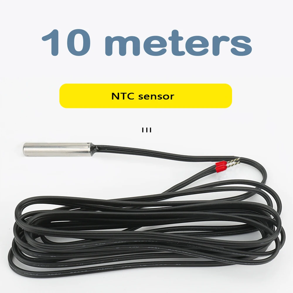 

10 метров/15 метров/20 метров внешний датчик для теплого пола термостат, NTC 10K кабель водонепроницаемый зонд
