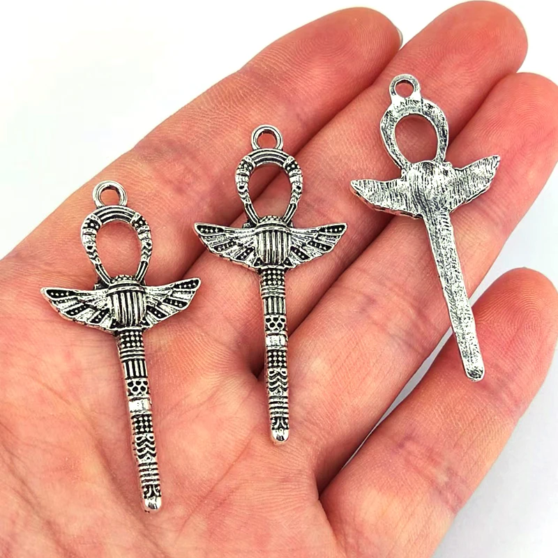 

50 шт. «сделай сам», крест жизни, Анкх с шармом, европейский стиль, хорошие ювелирные изделия для женщин и мужчин, винтажный подарок