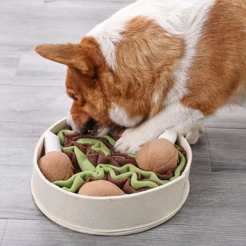 

Dog Sniffing Toy Pet Chicken Leg Bucket Dog Treat Puzzle Toys Puppy Training Games Pet Slow Feeding Bucket Puppy Puzzle Feeder