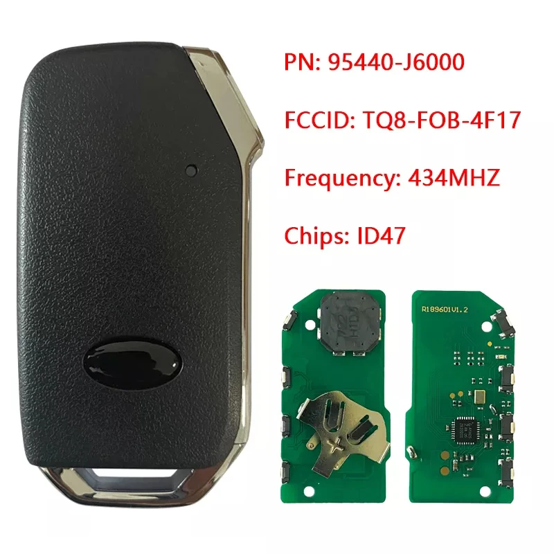 CN 051155 Послепродажный 4-кнопочный смарт-ключ от автомобиля бесконтактный