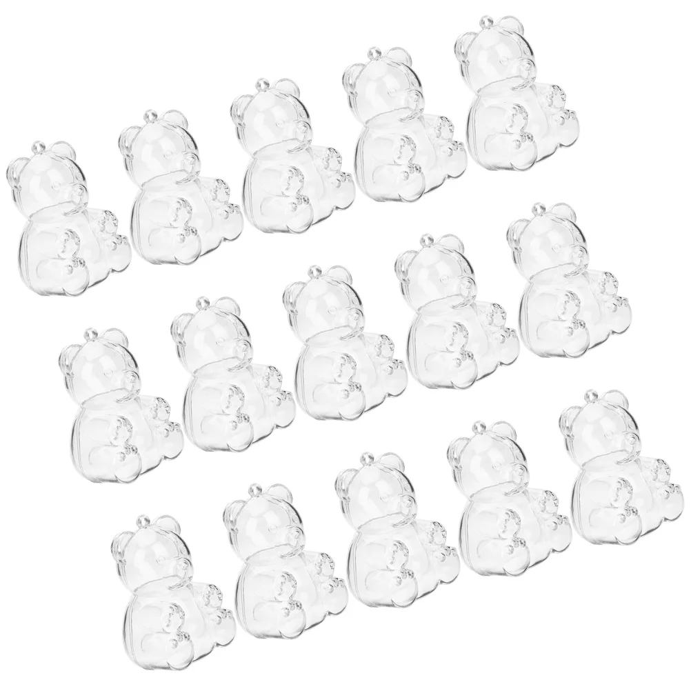 

15 Pcs Gift Box Small Candy Containers Party Treats Adorable Bear Cases Ps Snack