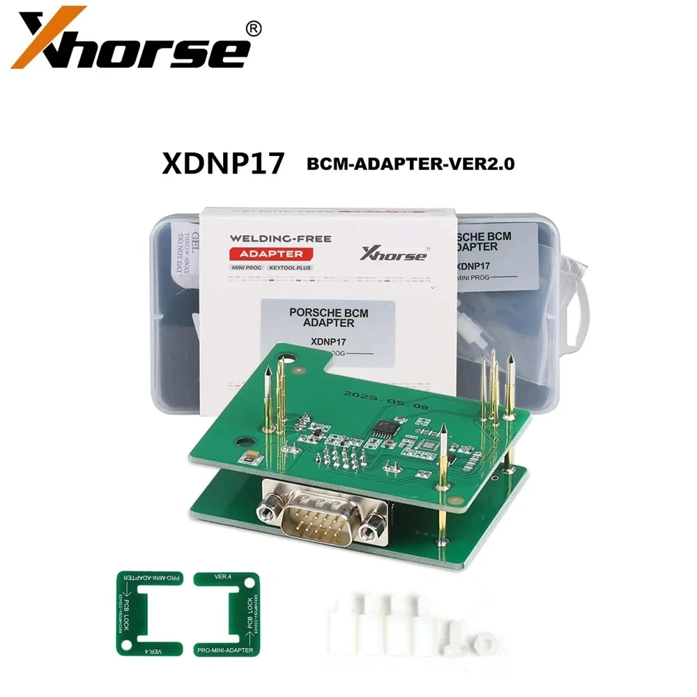 

Новейшие безпаяные адаптеры Xhorse XDNP17 2025 года для Porsche Work с VVDI Prog/MINI PROG и KEY TOOL PLUS