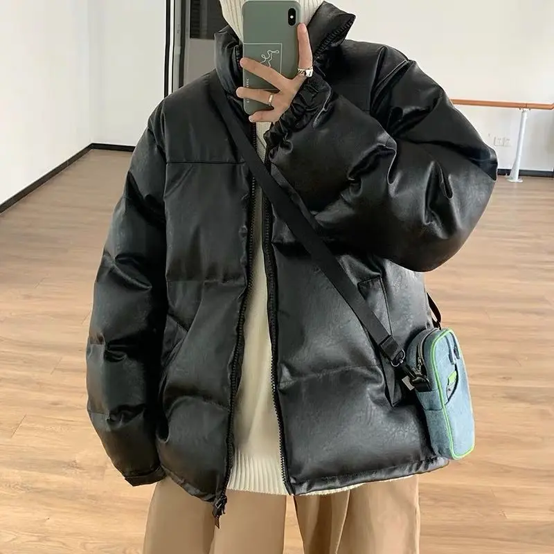 Plus Velvet Thick Thick Section Autumn and Winter New Fashion Trend Korean Version Casual Wild Loose Simple Fashion Down Jacket