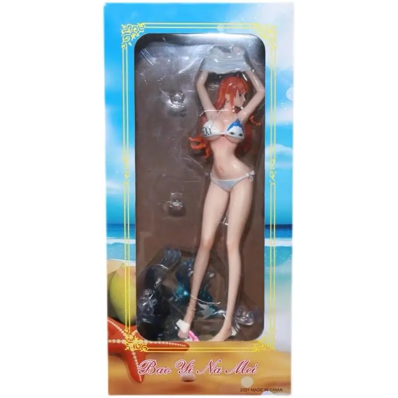 Pаспродажа 35 см цельный сексуальный GK пляжный фотоальбом ПВХ модель мультфильм коллекционные игрушки подарок Продажа 35 см цельный сексуальный GK пляжный фотоальбом ПВХ модель мультфильм коллекционные игрушки подарок