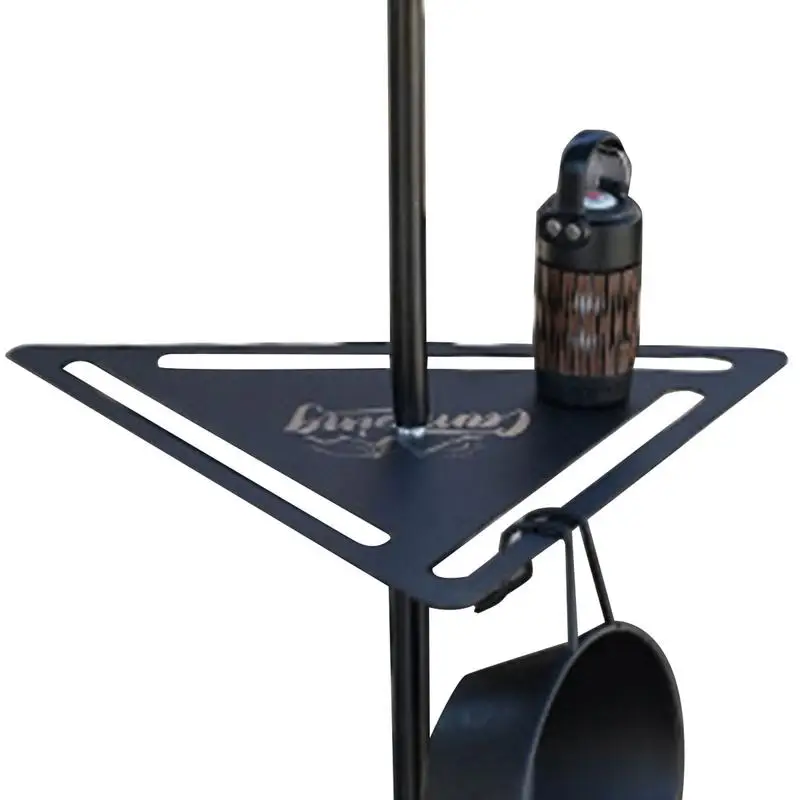 

Camping Light Pole Tray Stainless Steel Storage Tray Stainless Steel Storage Tray Camping Compact Table Board Hollow Storage Tra