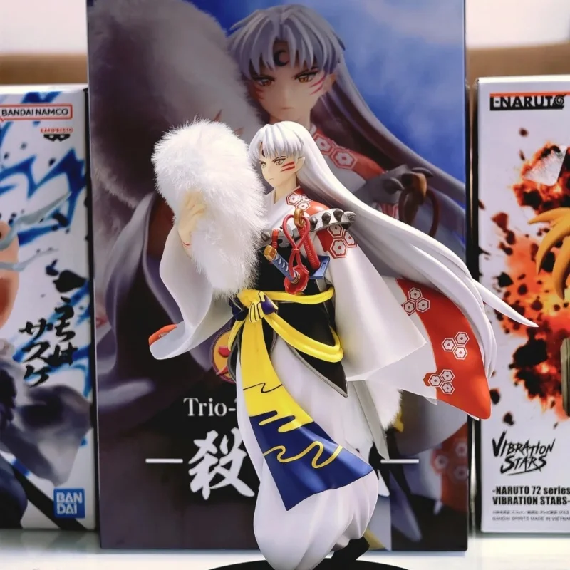 Фото Коллекционная фигурка Furyu Inuyasha Sesshomaru Trio Try It Vol 2 из ПВХ для фанатов аниме, в наличии №1