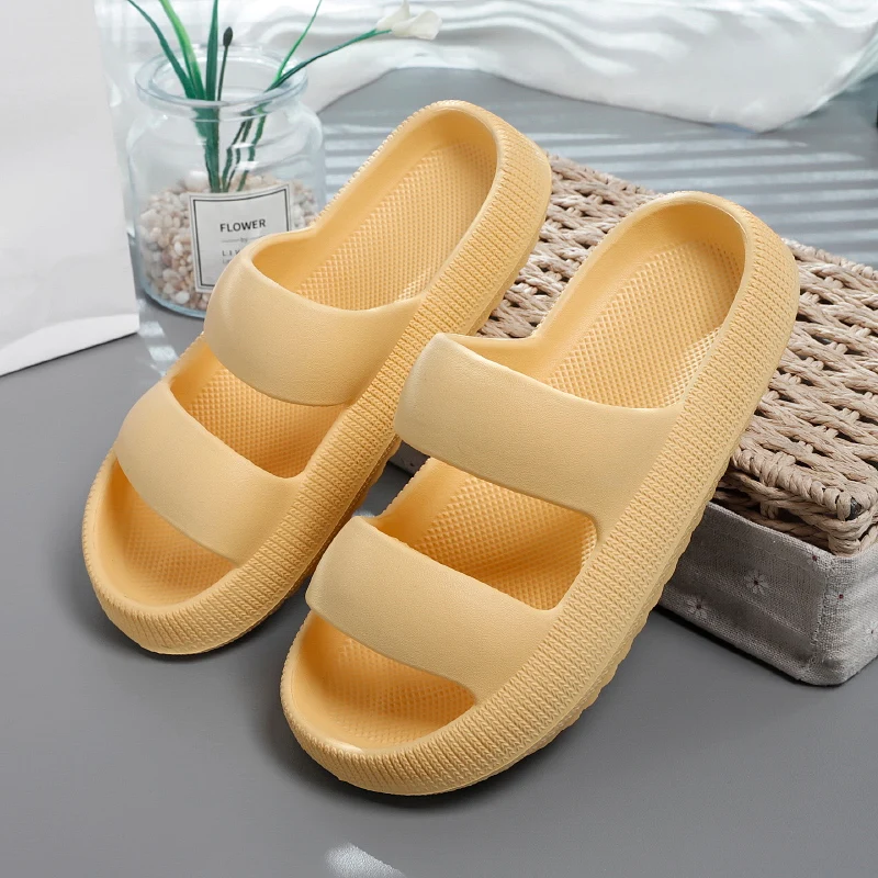 

Сандалии на плоской подошве для мужчин и женщин, летние сверхлегкие босоножки из ЭВА, удобные тапочки без застежки, повседневная обувь для х...