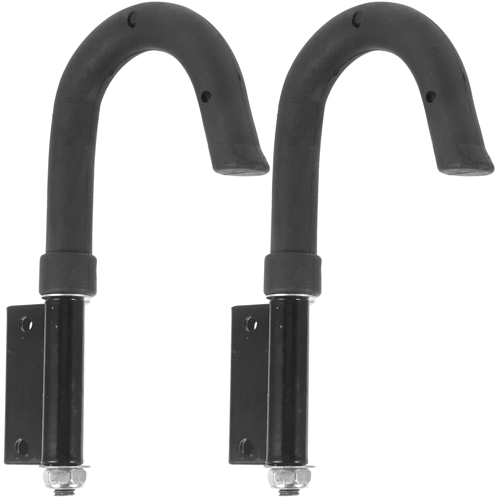 

2 Pcs Extension Ladder Stabilizer Roof Hook Attachment Heavy Duty Hooks Garage Telescoping Outdoor Accessories Rack