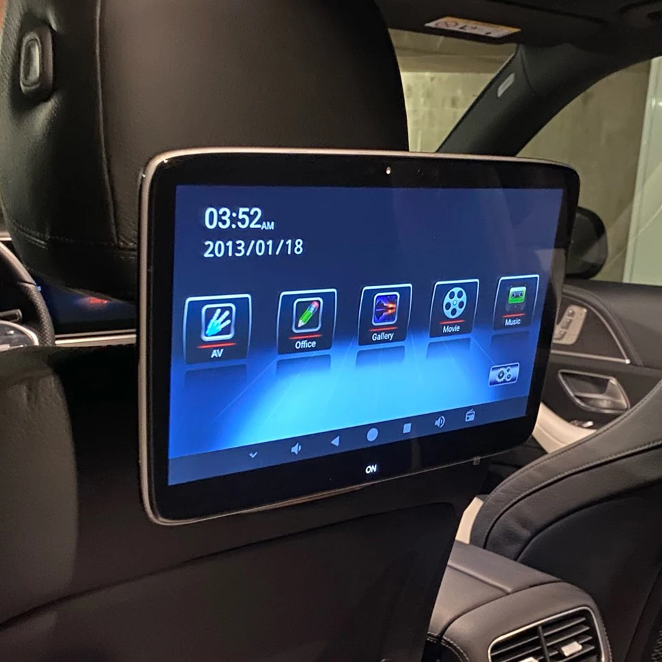 Фото Автомобильный монитор на подголовнике Android с держателем Jack для Mercedes Benz W212 W213 W222 W463 G463 W447 W166 W167 X166 X167 №2