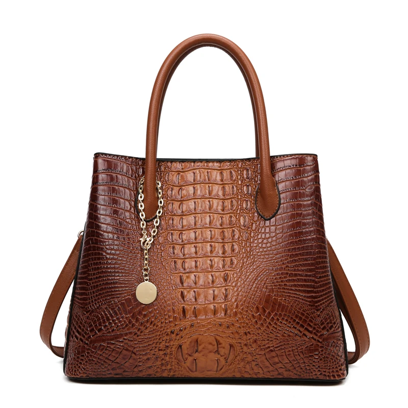 

New Luxury Handbags Alligator Designer Quality PU Leather Crossbody Bag For Women Tote Retro Ladies Messegner Shoulder Bag Bolsa