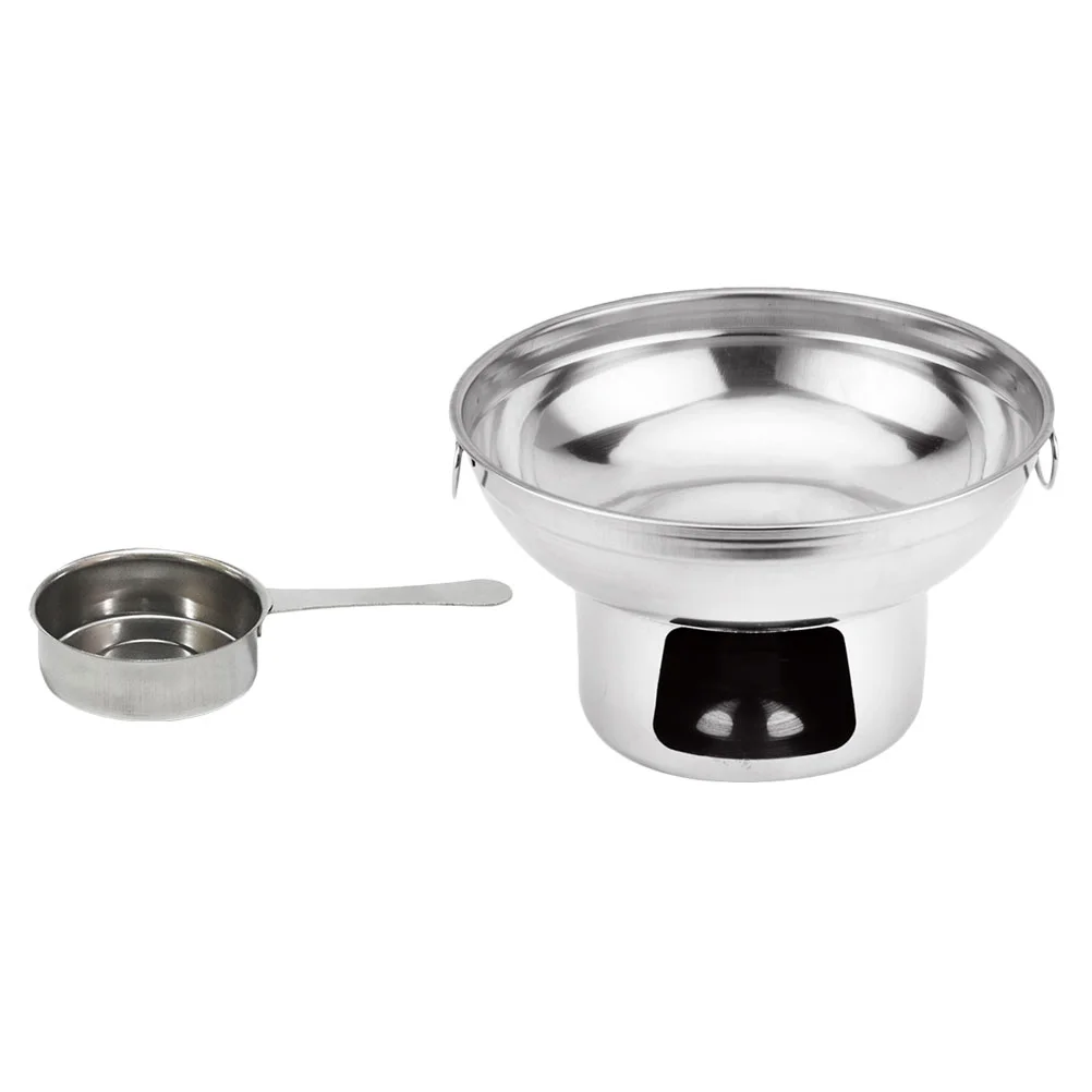 

1 Set Camping Stove Heat Hot Pot Stainless Steel Small Hot Pot