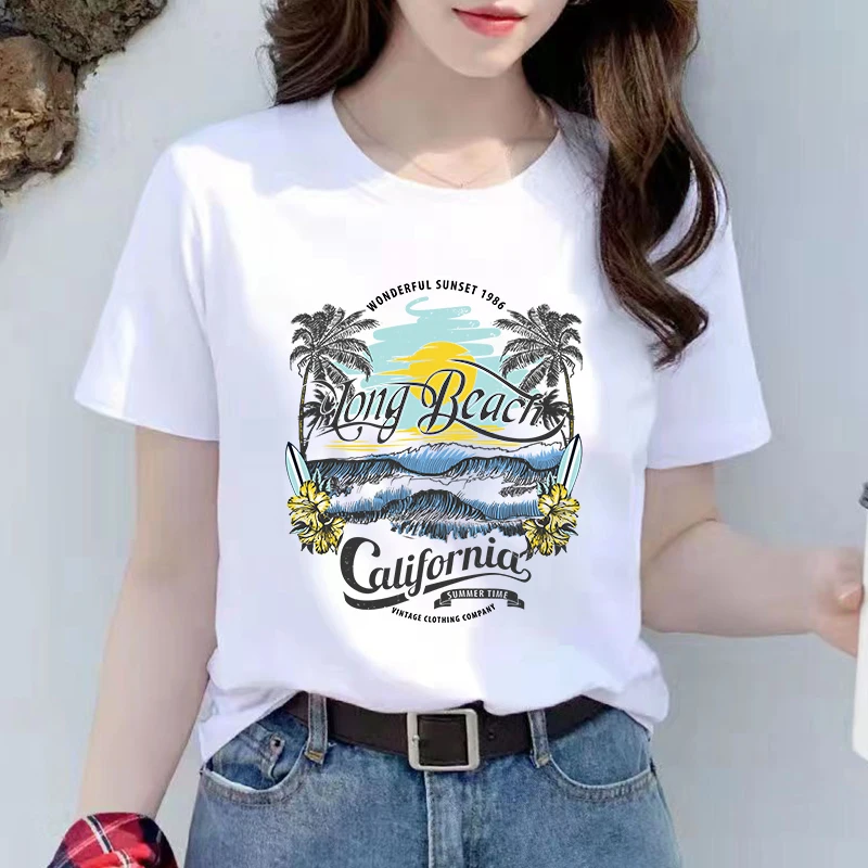 Модный и красивый волнистый пейзаж lron на тепловой печати наклейка DIY Одежда