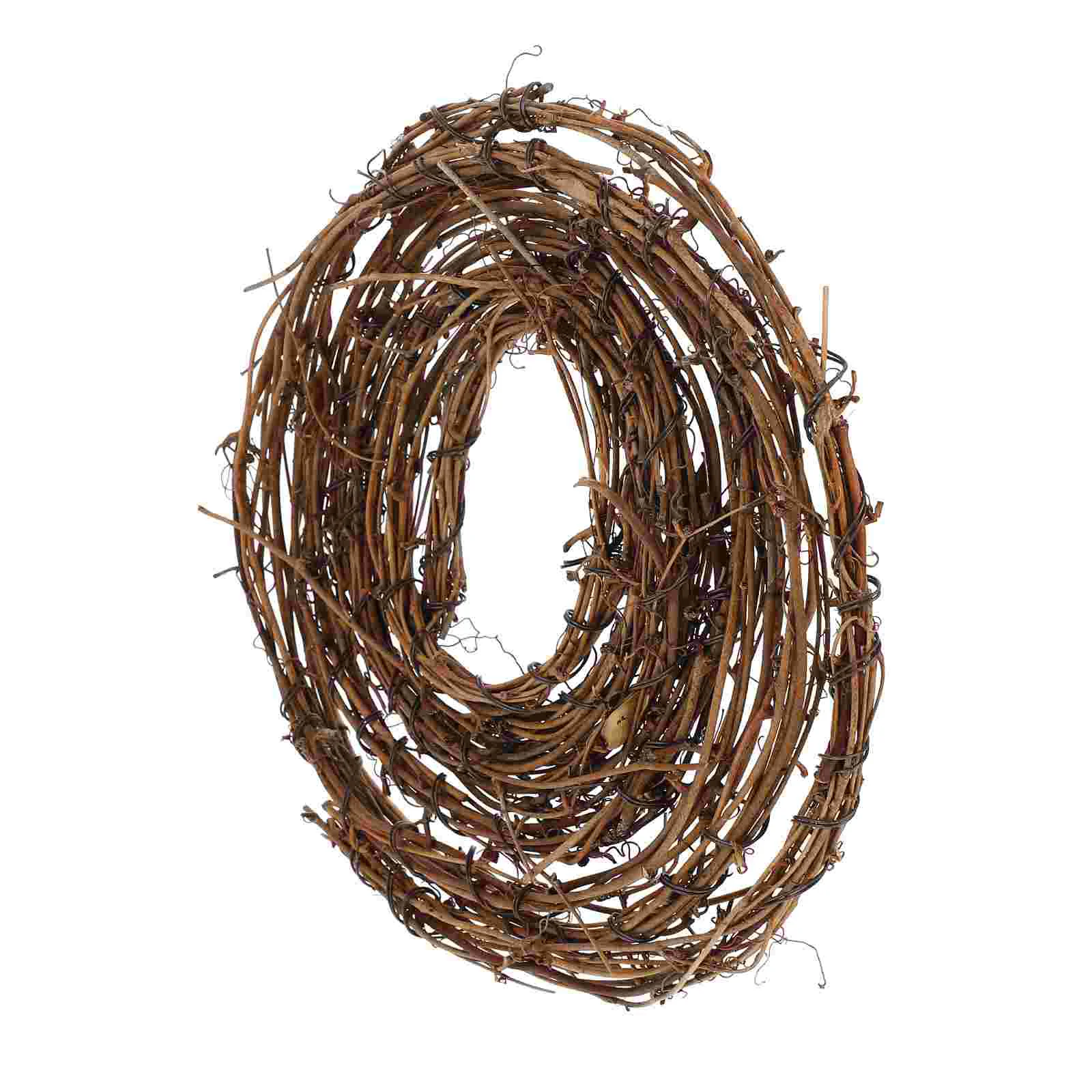 

Wreath Grapevine Garland Vine Twig Christmas Natural Hanging Diy Crafts Decor Rattan Wreaths Doorgrape Branch Vines Twigs Front
