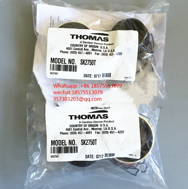 Для Thomas 2660CGHI 2660 2668 2688 2750TGHI52/48 PEAK claind Series комплект для ремонта воздушного насоса