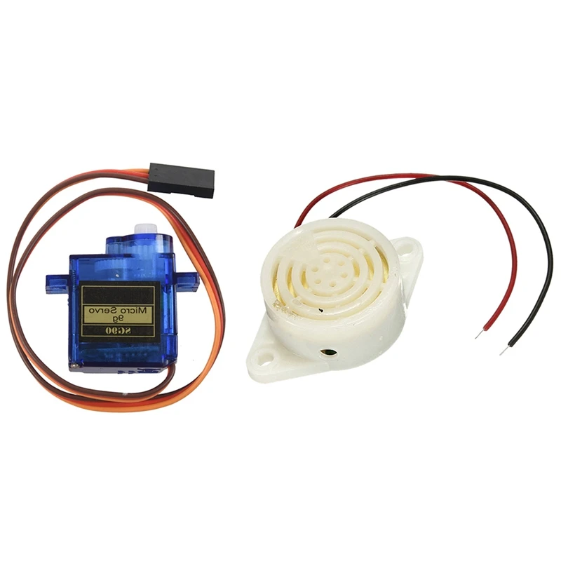 

1 Pcs 95 DB Alarm Summer High Db 12V Electronic Summer Beep & 1 Pcs Smart Electronics Rc Mini 9G 1.6Kg Servo Motor
