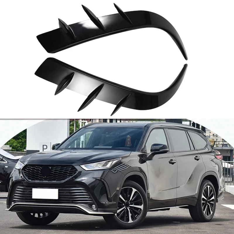 

For Toyota CROWN KLUGER 2022 Car Front Fog Lamp Frame Trim Cover Spoiler