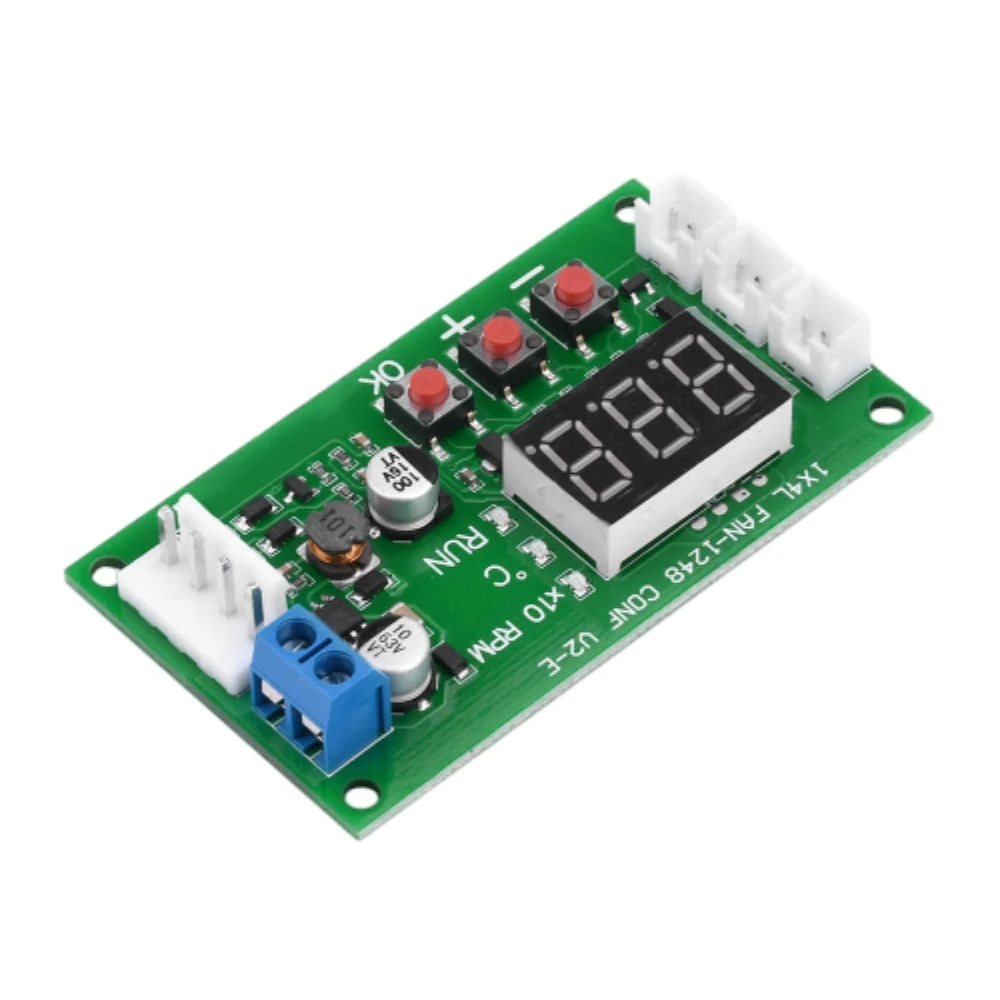DC11-55V цифровой дисплей 4-проводной ШИМ-контроллер температуры вентилятора