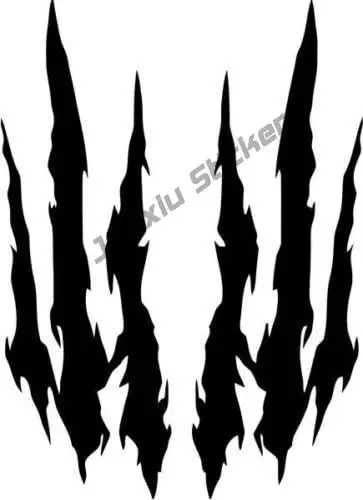 

Claws Marks Scratch Animal Wildlife Vinyl Graphic Car Truck Windows Decal - Die Cut Vinyl Decal for Tool Boxes Laptop MacBook