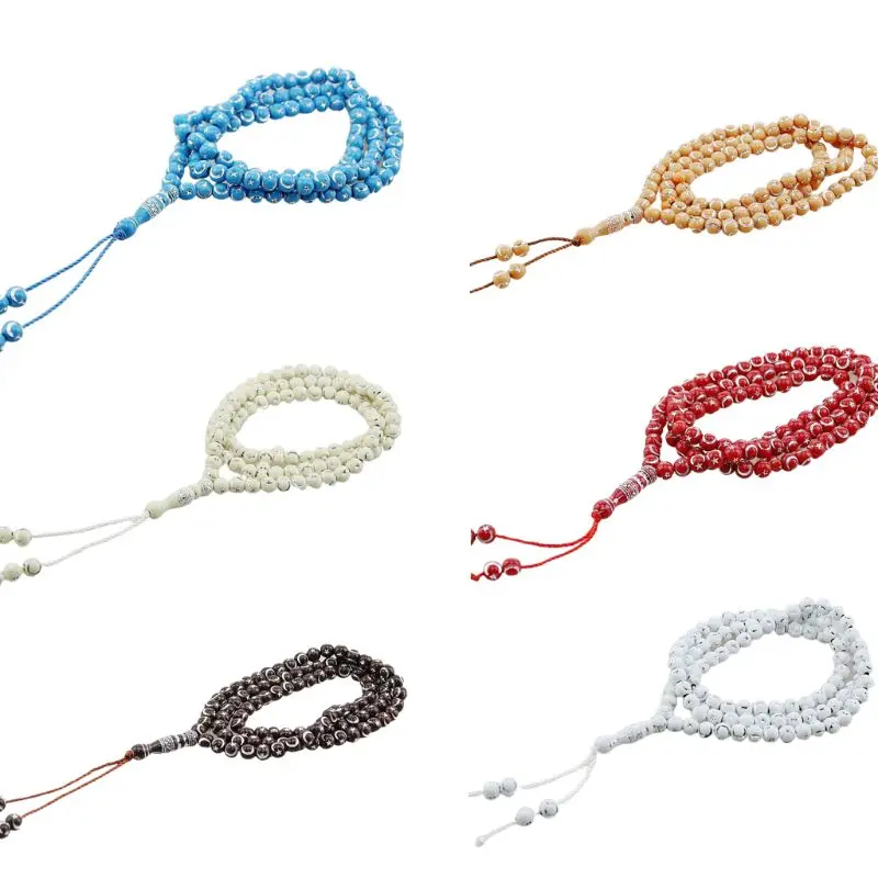 

Fashion Muslim Middle East Bracelets 99 Prayer Beads Chain Jewelry Decor Gift