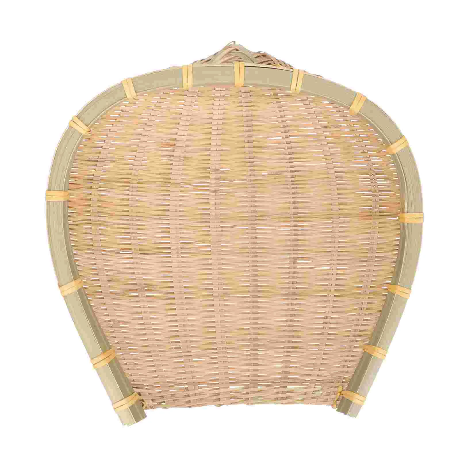 

Basket Woven Storage Fruit Serving Rattan Traywicker Bread Snack Vegetable Bowl Wooden Baskets Bins Kitchen Weaving Seagrass