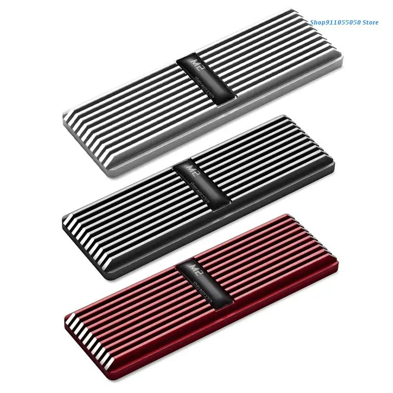 

C5AB Heatsink Aluminum M.2 Cooling Cooler Heat Sink Heat Thermal Pads for NVME PCIE