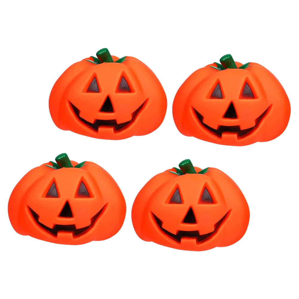 

4pcs Cat Animals Cartoon Dog Toys Squeaking Pet Pet Pumpkin Sound Toys