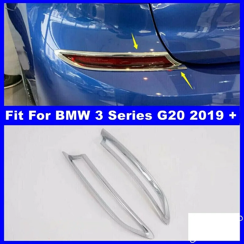 

Чехол для противотумансветильник фар BMW 3 серии G20 2019 2020, хромированная задняя противотуманная фара s, крышка рамы ламп