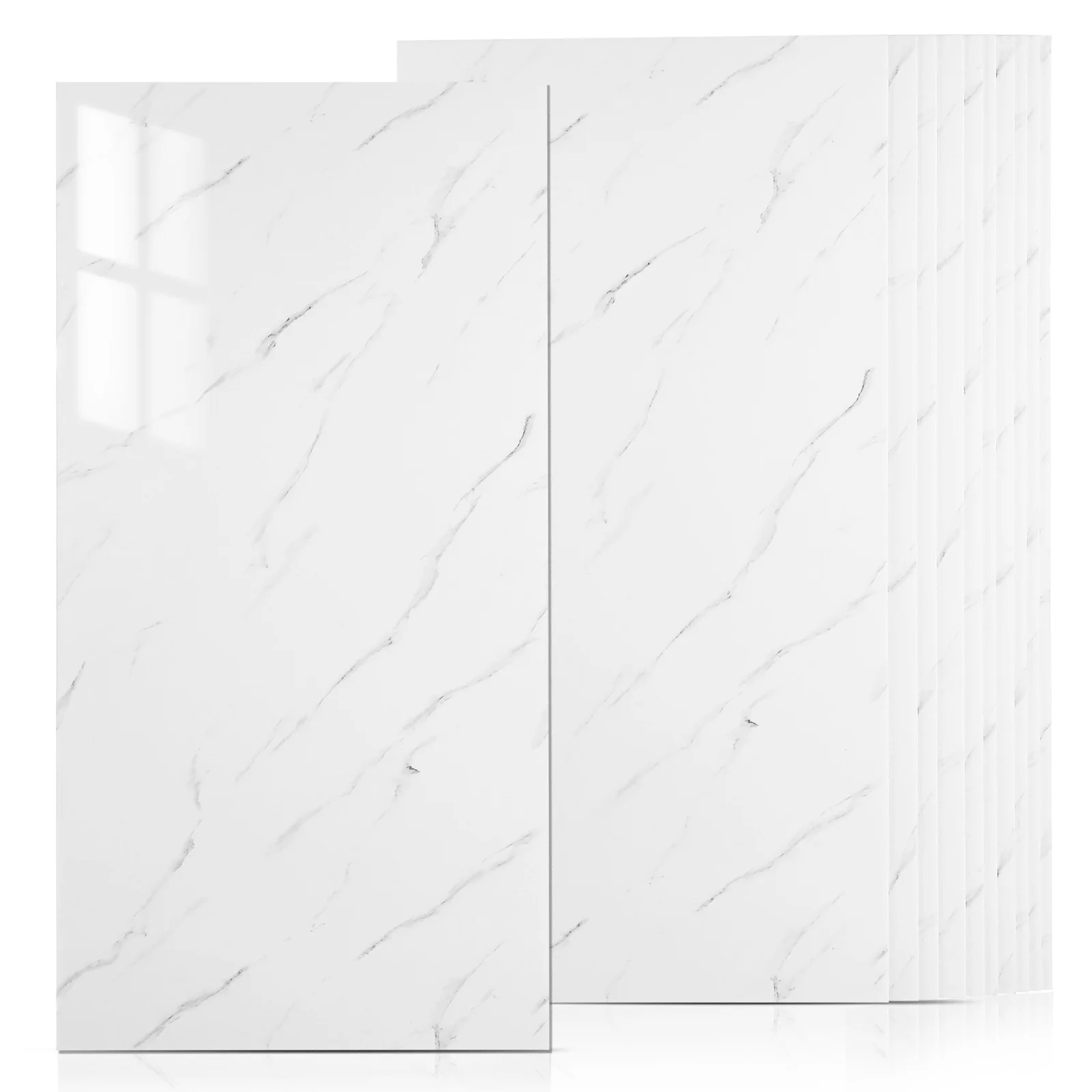 

10 Pcs Wall Paper Adhesive Waterproof Stickers Decor For Bedroom Marble Wallpaper Peel And Backsplash Countertops