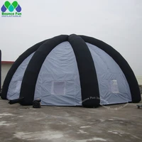 oxford large outdoor inflatable spider dome tent with cover and zipper doors exhibition canopy event station for advertising