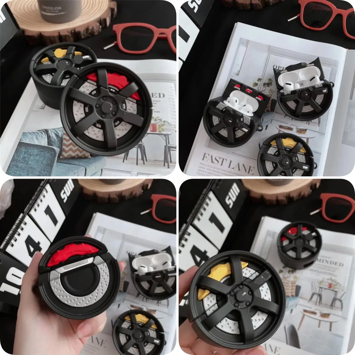 3D автомобильное колесо противоударный защитный силиконовый чехол для тяжелых