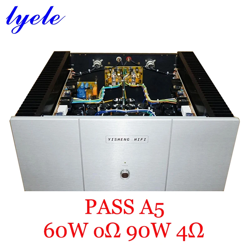

Lyele Audio PASS A5 Hifi Sound Amplifier Class A Single Ended Audio Amplifier High Power 60w*2 High End Home Amp IRFP244