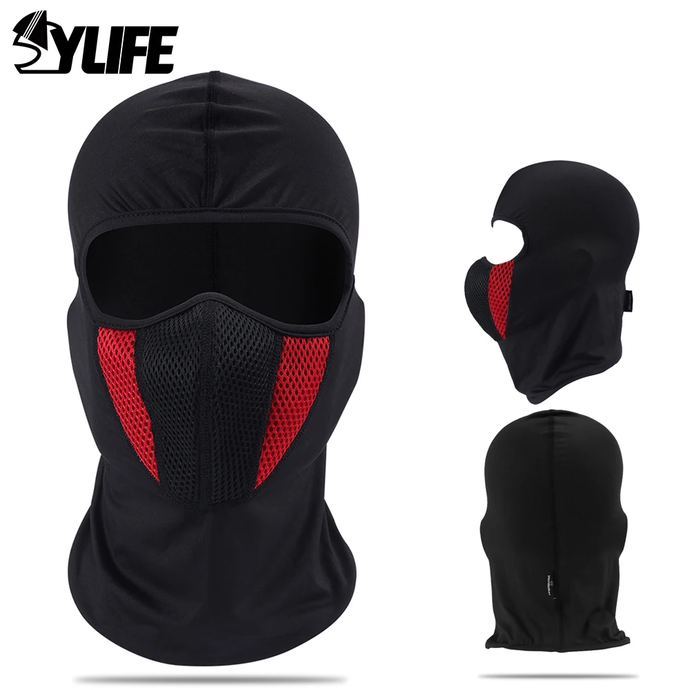 

Motorcycle Balaclava Breathable Full Face Mask Motorcycle Helmet Hood Casco Moto Headgear Dustproof Windproof Cycling Bike Scarf