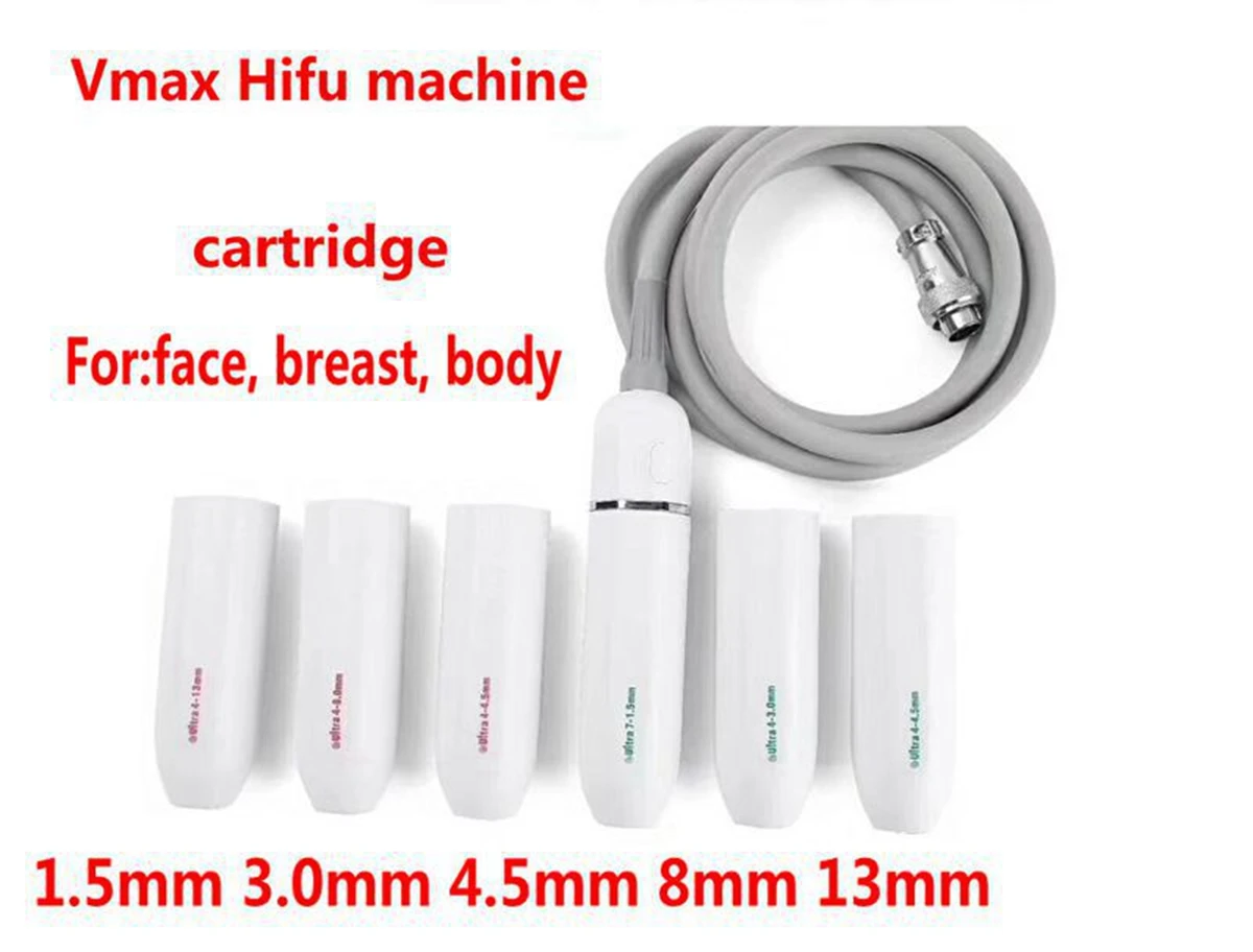 1pc Vmax HIFU Cartridge Replacement Probe Consumables Handle for Vmax Radar Line Carving Wrinkle Removal Device Lifting Slimming