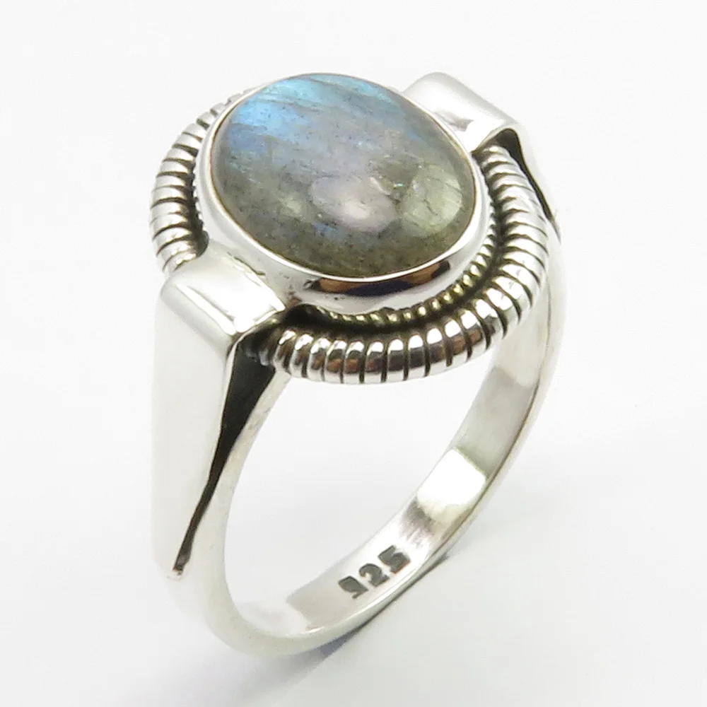

Semi-precious Stone Ring 14mm