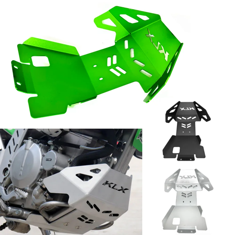 

For KAWASAKI KLX250 /250S/250R KLX300 KLX300R Lowering Front Skid Plate Engine Mud Guard Cover CNC