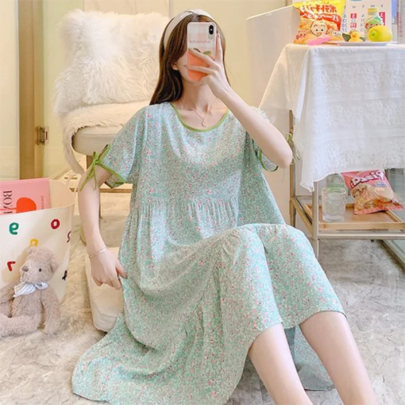 

Cool flower one piece pajamas homewear