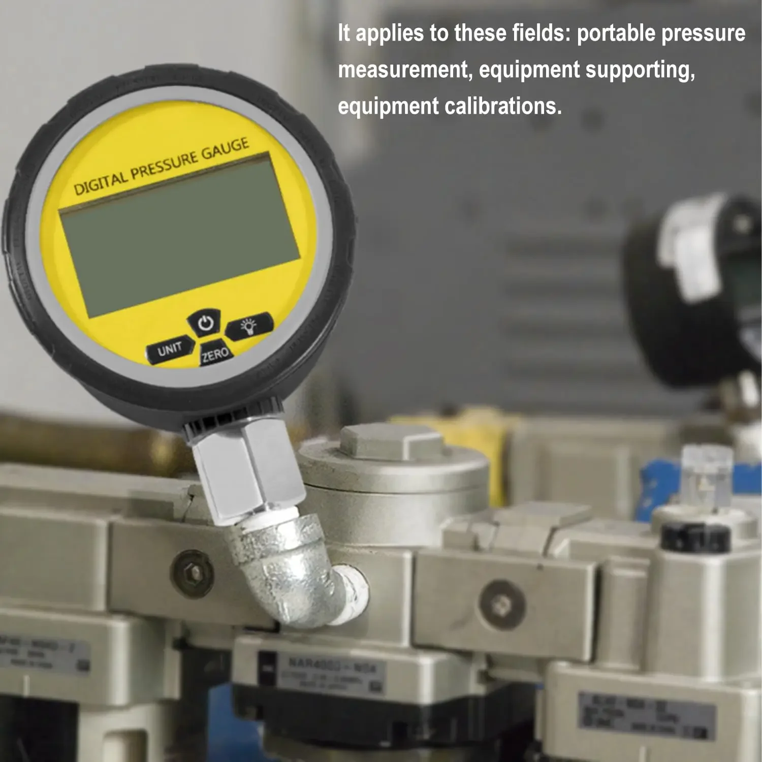 Цифровой гидравлический манометр 10000 фунт/кв. Дюйм/1/4 бар соединитель NPT тестер