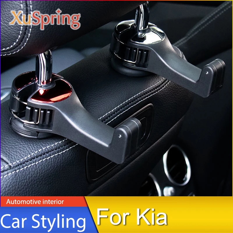 

Скрытый крючок на заднее сиденье автомобиля, аксессуары для интерьера Kia Sportage 4 Rio 3 Picanto K5 Ceed JD Soul Niro Seltos 2020 20212022