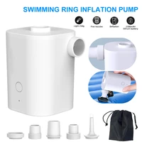 3000pa electric inflator swimming ring vacuum pump usb charging with 5 nozzles air pump for mattress mat