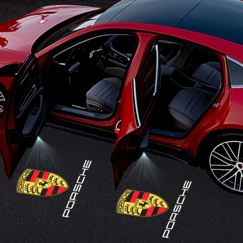 2025 Новый продукт!! ! Alba 2 шт. Автомобильный светодиодный дверной знак Добро