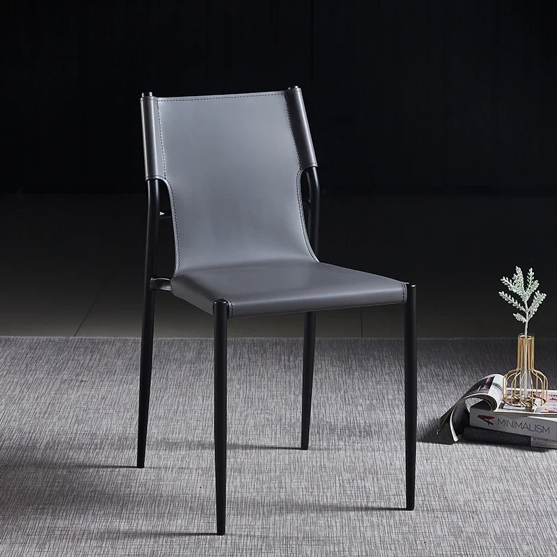 

Роскошные обеденные стулья в скандинавском стиле, Современный итальянский эргономичный стул, Скандинавский дизайн для спальни, мебель для дома GXR46XP