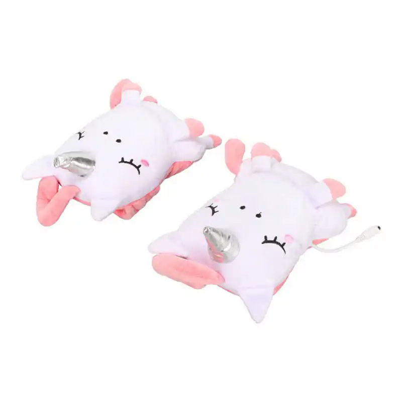 

USB Heating Gloves Cute Heated Computer Gloves Fingerless for Typing