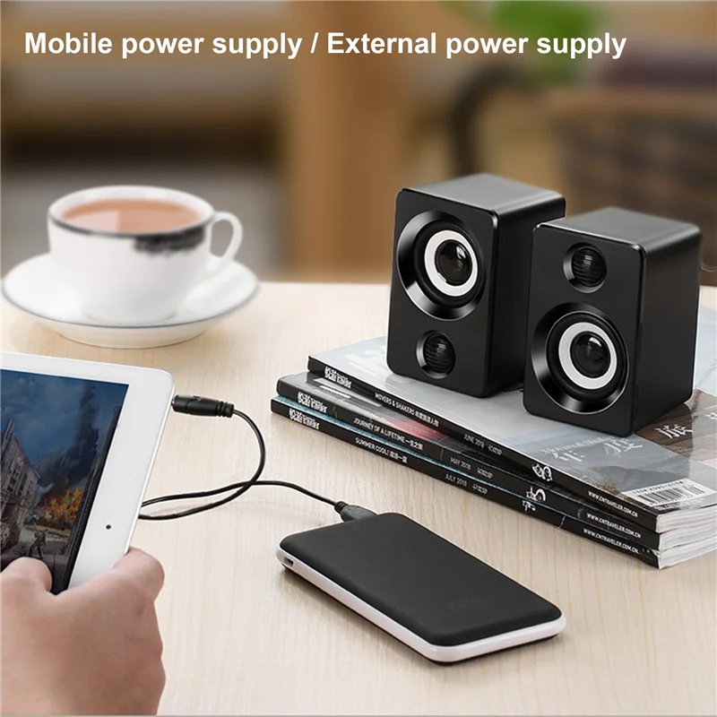 USB Mini Small Speaker Компьютерный Аудио Стерео Сабвуфер Динамик Домашний проводной