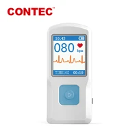 contec ce approved pm10 wifi bt ecg monitor for home use handheld ekg smart monitor app bluetooth