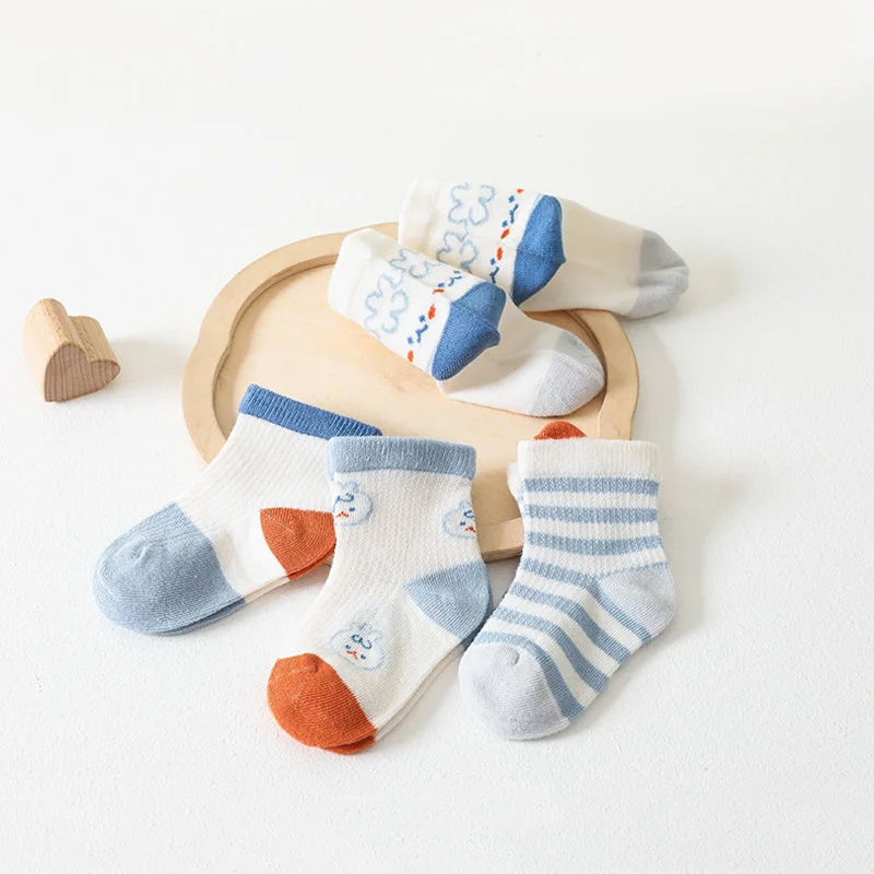 

5pairs/Lot Baby Socks Cotton Animal Socks Flower Dog Cute Cool Thin Kids Socks Mesh Colorful Children Socks Boys Girls Gifts