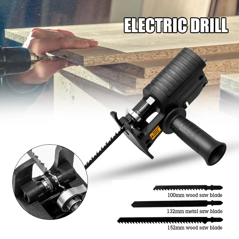 

Electric Reciprocating Saw Electric Drill Modified Electric Saw Portable Wood Portable Lightweight Design Handy Use For Home