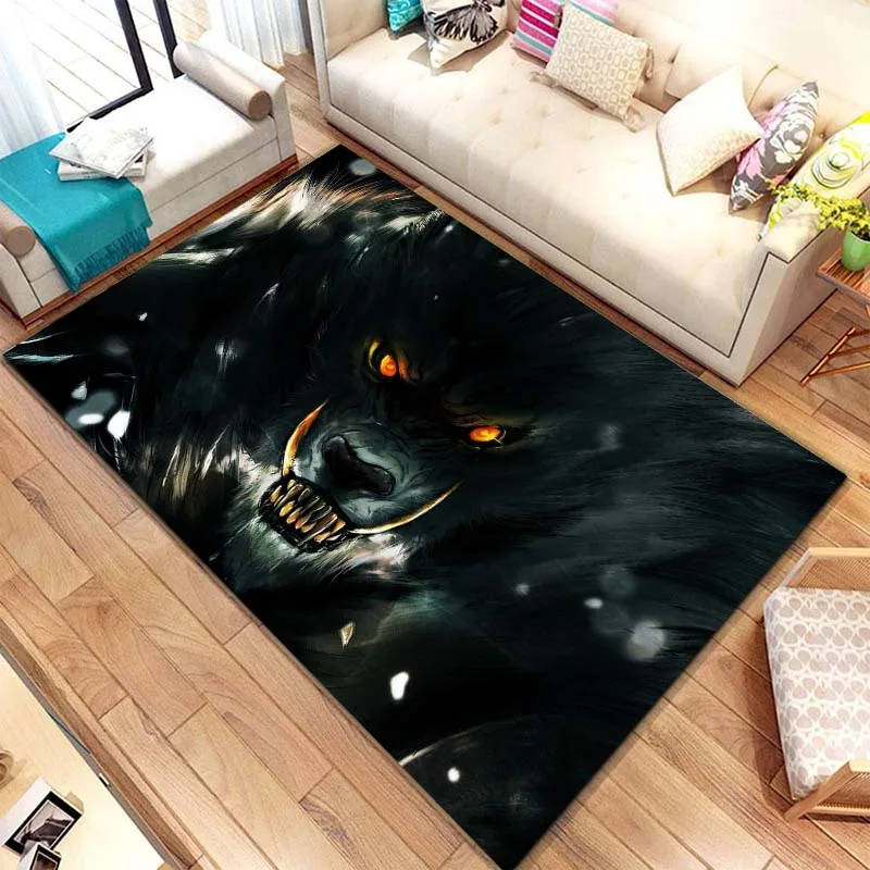 15 размеров HomeDecor 3D обои с рисунком волка ковер для гостиной коврик ванной комнаты