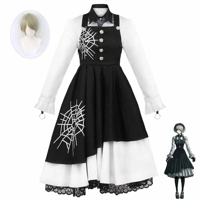 Костюм для косплея тоджо кируми, Аниме Супер данганронпа, одежда для ролевых игр, японская школьная форма Jk, женская одежда горничной на Хэллоуин