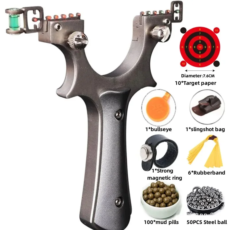 Охотничья лазерная рогатка из нержавеющей стали, портативная рогатка ...